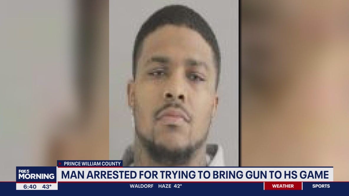 Virginia man arrested after trying to bring gun onto school grounds during football game: police